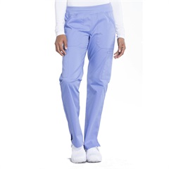 Mid Rise Straight Leg Pull-on Cargo Pant